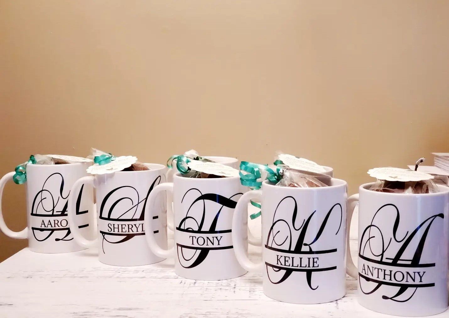 Split Monogram Mug